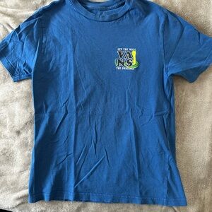 Vans Kids Tee in Blue with Graphic Logo